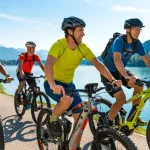 E n bicicleta por el lago de Bled