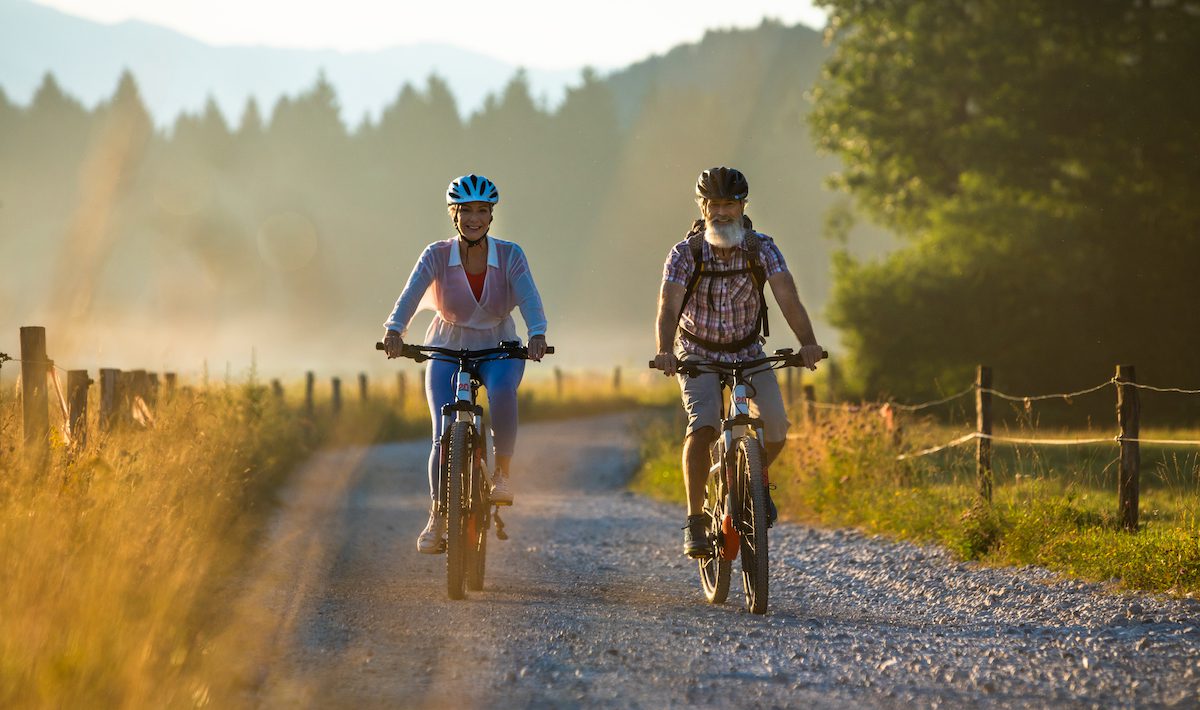 Cycling in the rural areas of Bled