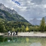 El lago Jasna, cerca de Kranjska Gora